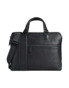 Piquadro Man Handbag Midnight Blue Size - Bovine Leather, Eva (ethylene - Vinyl - Acetate), Nylon, P In Blue