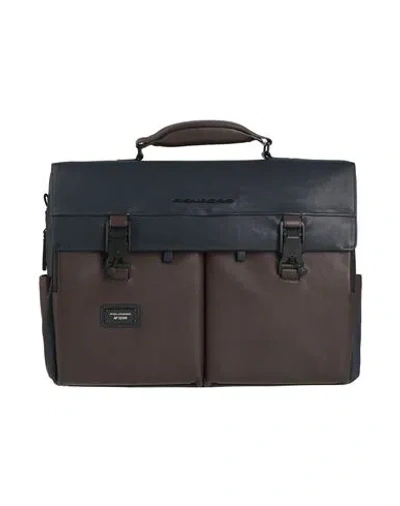 Piquadro Man Handbag Midnight Blue Size - Cow Leather