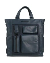 Piquadro Man Handbag Midnight Blue Size - Cow Leather, Eva (ethylene - Vinyl - Acetate), Nylon, Poly
