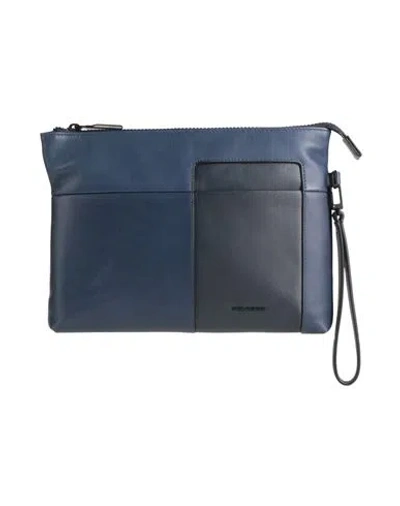 Piquadro Man Handbag Midnight Blue Size - Cow Leather