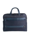 Piquadro Man Handbag Navy Size - Cow Leather, Eva (ethylene - Vinyl - Acetate), Nylon, Polyester, Me