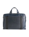 Piquadro Man Handbag Navy Size - Leather