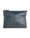 Piquadro Man Handbag Navy Size - Leather In Navy