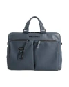 Piquadro Man Handbag Slate Blue Size - Leather