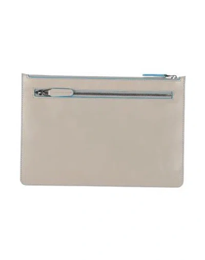 Piquadro Man Pouch Ivory Size - Cow Leather