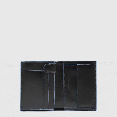 Piquadro Man Vertical Wallet  Pu1740b2r-blu2 Blue