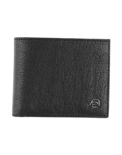 Piquadro Man Wallet Black Size - Bovine Leather