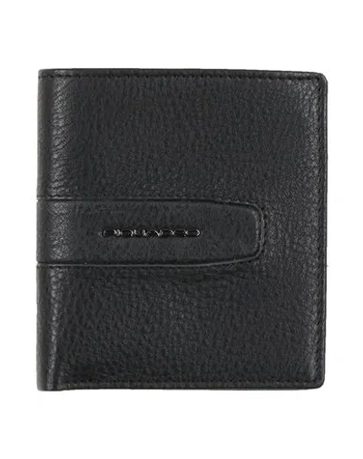 Piquadro Man Wallet Black Size - Bovine Leather