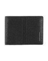 Piquadro Man Wallet Black Size - Cow Leather