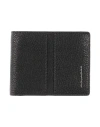 Piquadro Man Wallet Black Size - Cow Leather