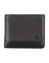 Piquadro Man Wallet Black Size - Cow Leather In Black