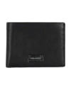 Piquadro Man Wallet Black Size - Cow Leather