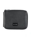 Piquadro Man Wallet Black Size - Cow Leather In Black