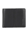 Piquadro Man Wallet Black Size - Cow Leather, Metal In Black