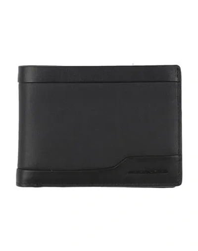 Piquadro Man Wallet Black Size - Leather