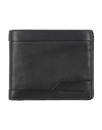 Piquadro Man Wallet Black Size - Leather