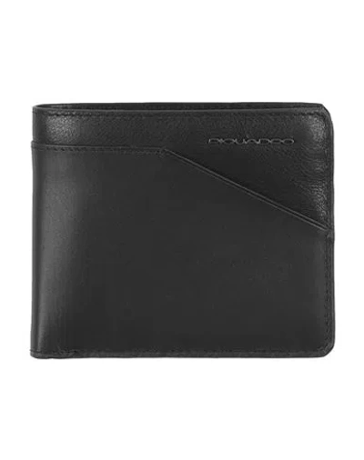 Piquadro Man Wallet Black Size - Leather