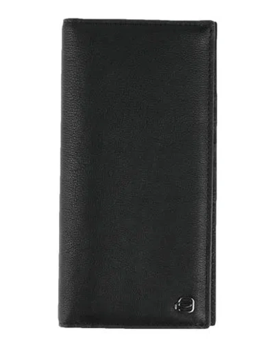Piquadro Man Wallet Black Size - Leather
