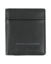 Piquadro Man Wallet Black Size - Leather In Black