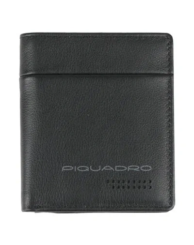 Piquadro Man Wallet Black Size - Leather