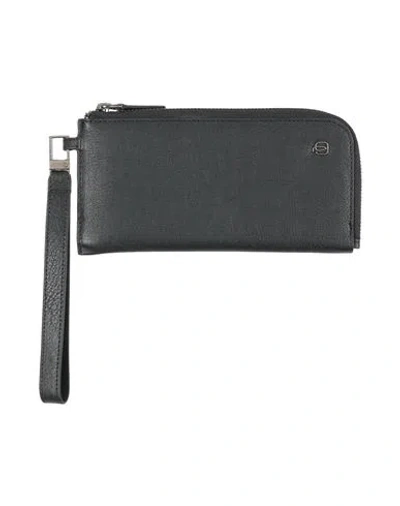 Piquadro Man Wallet Black Size - Soft Leather