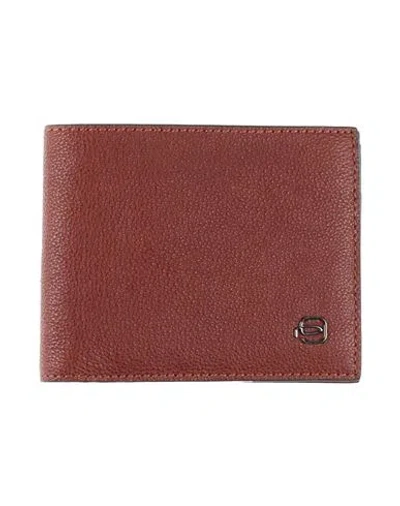 Piquadro Man Wallet Brown Size - Bovine Leather