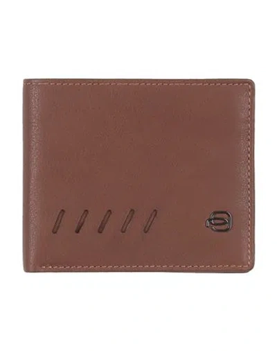 Piquadro Man Wallet Brown Size - Soft Leather
