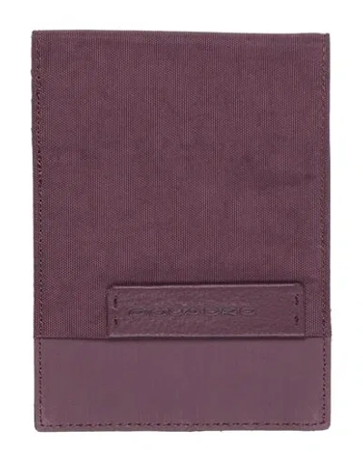 Piquadro Man Wallet Burgundy Size - Leather, Pes, Eva (ethylene - Vinyl - Acetate), Metal