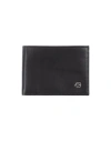 Piquadro Man Wallet Dark Brown Size - Bovine Leather
