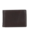 Piquadro Man Wallet Dark Brown Size - Leather In Brown