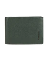 Piquadro Man Wallet Dark Green Size - Leather