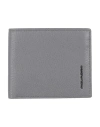 Piquadro Man Wallet Grey Size - Leather