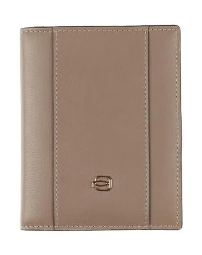 Piquadro Man Wallet Light Brown Size - Cow Leather