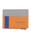 Piquadro Man Wallet Marigold Size - Leather