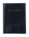 Piquadro Man Wallet Midnight Blue Size - Bovine Leather