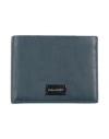 Piquadro Man Wallet Midnight Blue Size - Bovine Leather