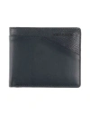 Piquadro Man Wallet Midnight Blue Size - Leather