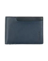 Piquadro Man Wallet Midnight Blue Size - Leather In Blue