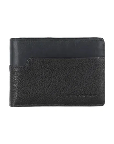 Piquadro Man Wallet Midnight Blue Size - Soft Leather