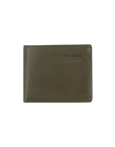 Piquadro Wallets In Military Green