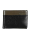 Piquadro Man Wallet Military Green Size - Cow Leather