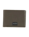 Piquadro Man Wallet Military Green Size - Cow Leather