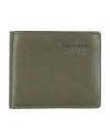 Piquadro Man Wallet Military Green Size - Cow Leather, Metal