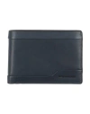 Piquadro Man Wallet Midnight Blue Size - Leather