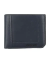 Piquadro Man Wallet Navy Size - Cow Leather