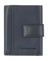 Piquadro Man Wallet Navy Size - Cow Leather