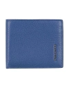 Piquadro Man Wallet Navy Size - Soft Leather