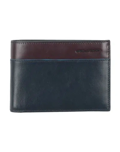 Piquadro Man Wallet Plum Size - Cow Leather