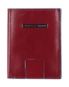 Piquadro Man Wallet Red Size - Bovine Leather