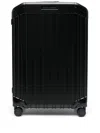 Piquadro Medium Expandable Luggage In Black